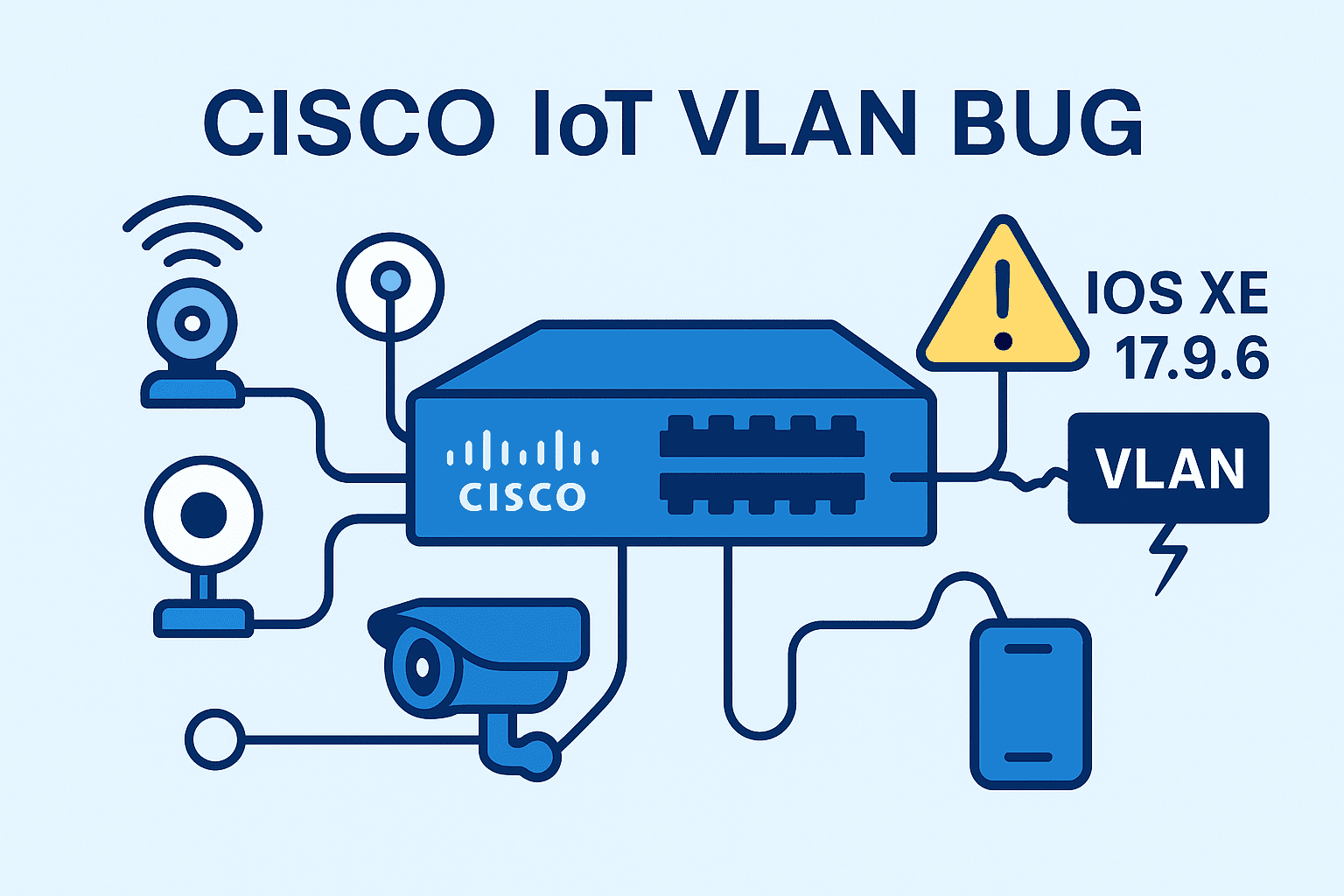 cisco iot vlan stopped working after upgrade to 17.09.06 CSCwm57734