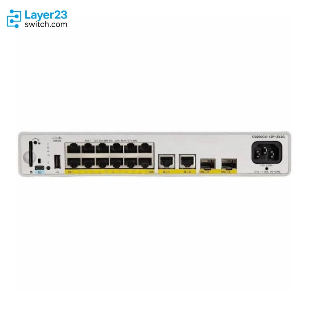 thumbnail image 2 of Kentek 3ft Power Cable For Cisco Catalyst 9200 9300 9500 9600 - NEMA 5-15P To IEC C15, 14 AWG 2 of 6