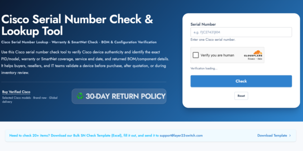 cisco sn check tool