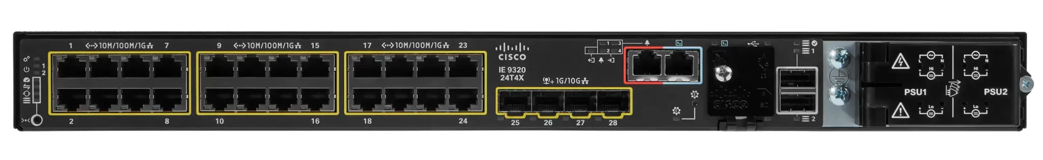 IE-9320-24T4X-A Front