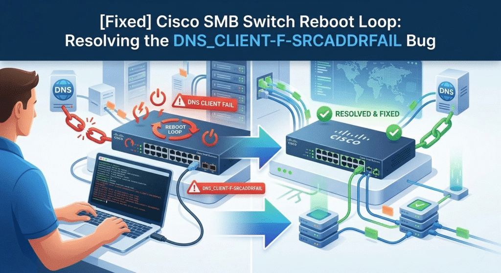 Cisco SMB switch reboot issue