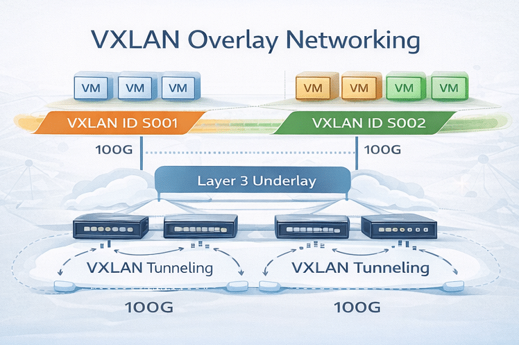 Vxlan Example Spine-Leaf vs Traditional Architecture: Data Center Design