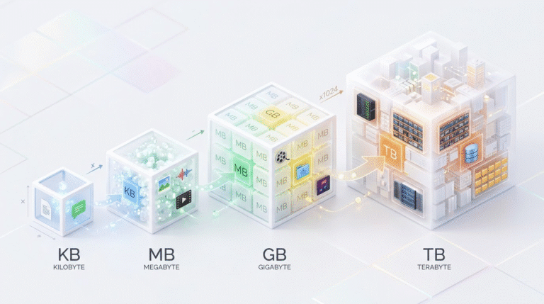 KB vs MB vs GB vs TB