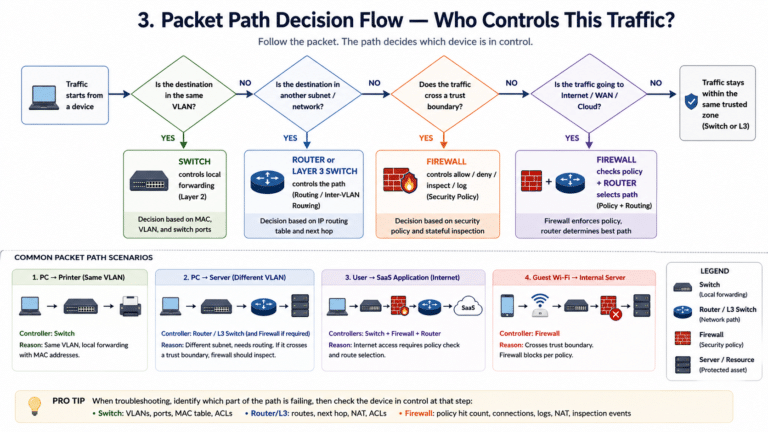 Switch Router Access Point Firewall Router vs Firewall vs Switch: Who Controls Your Network?