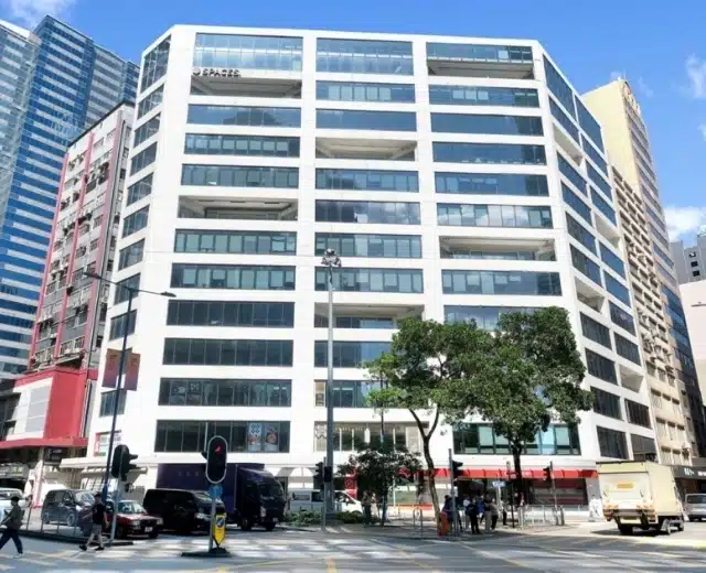 Illustrated view representing Hong Kong