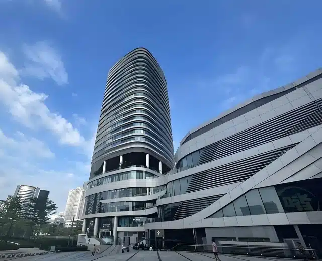 Illustrated view representing Shenzhen
