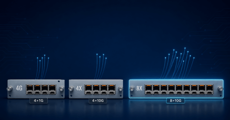 cisco 4g vs 4x vs 8x network module