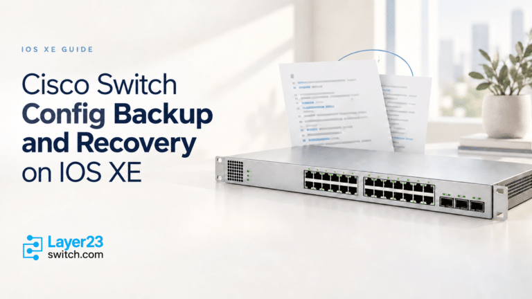 Cisco Switch Config Backup and Recovery