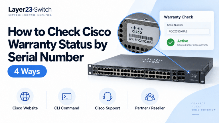 How to Check Cisco Warranty Status by Serial Number